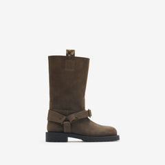 Suede Soft Saddle Low Boots