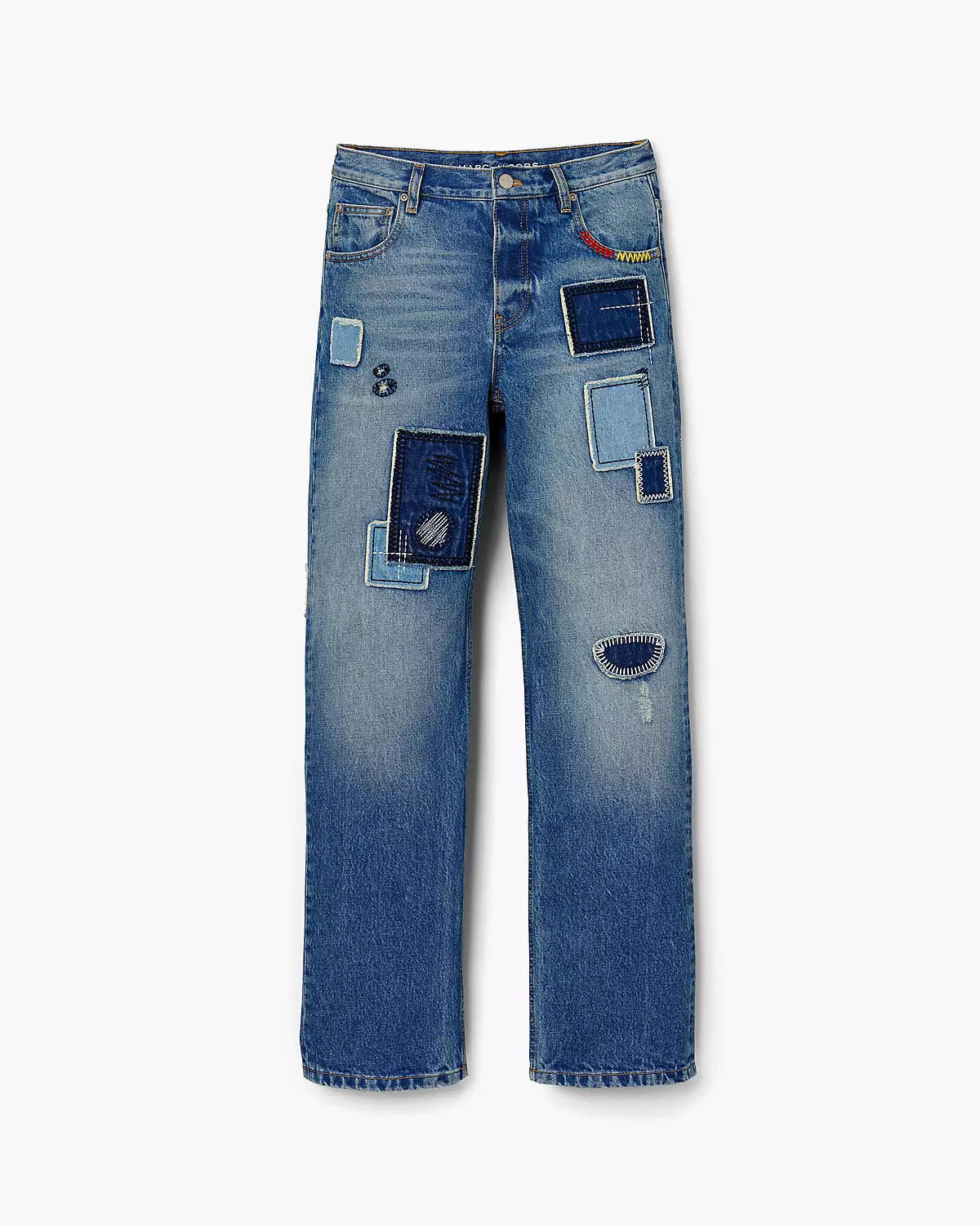 Patchwork Straight Jean