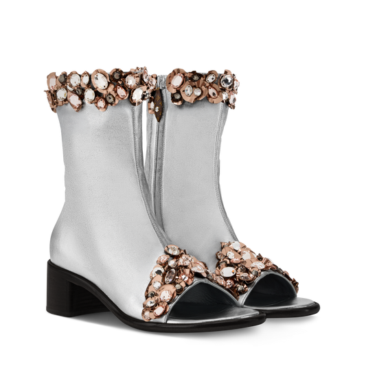 Talisman Open Toe Ankle Boots