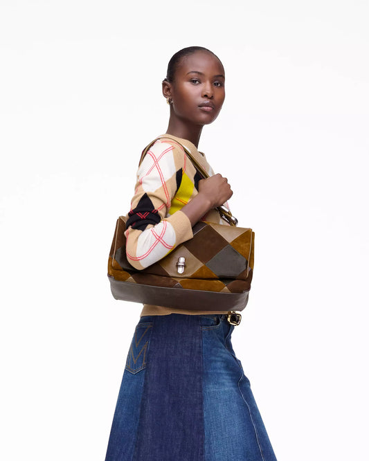 The Suede Patchwork Large Dual Bag