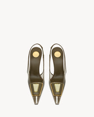 Sibyl Slingback Pumps In Tpu And Patent Leather