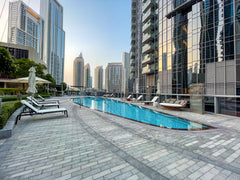 Ultra Chic High-Floor Apt w/ Direct Burj Khalifa & Fountains Views