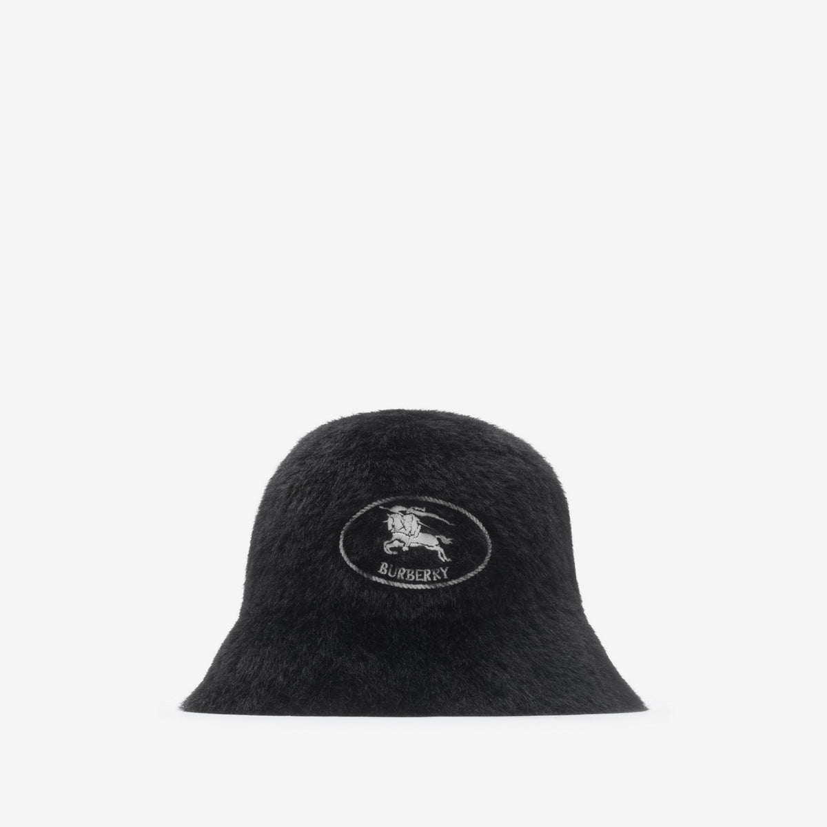 Knight Stamp Faux Fur Bucket Hat