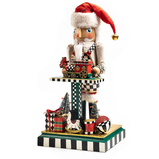 Mackenzie-Childs Wood Toyland Toymaker Nutcraker Ornament