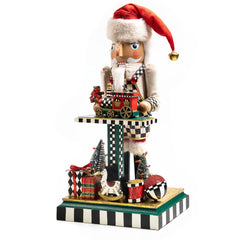 Mackenzie-Childs Wood Toyland Toymaker Nutcraker Ornament