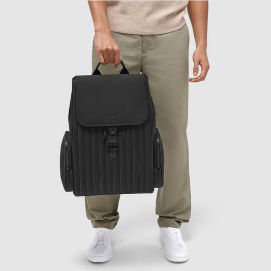 Never Still Nylon Flap Backpack Large