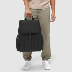 Never Still Nylon Flap Backpack Large