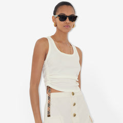 Festival Cotton Blend Tank Top