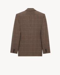 Jacket In Prince Of Wales Wool