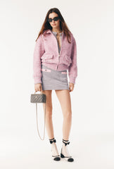 Mesh & Grosgrain Short Boots