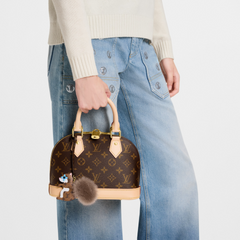 Squirrel LV Furry Friend Bag Charm