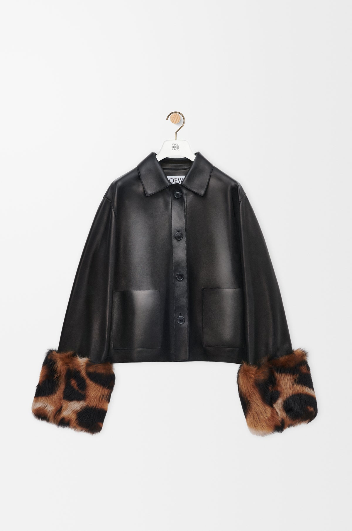Turn-up Jacket In Nappa Lambskin