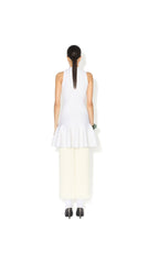 Cross-front Knit Dress