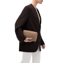 Groove - Leather Zipped Pouch