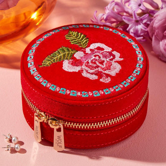Fortnum's x WOLF Limited Edition Red Jewellery Box