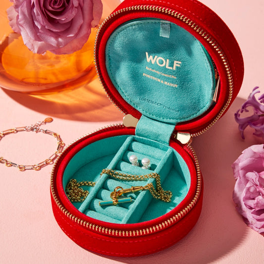 Fortnum's x WOLF Limited Edition Red Jewellery Box