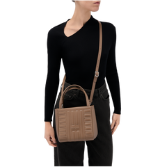 Groove - Leather Mini Shopping Bag