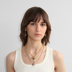 Charm Triple Layer Necklace