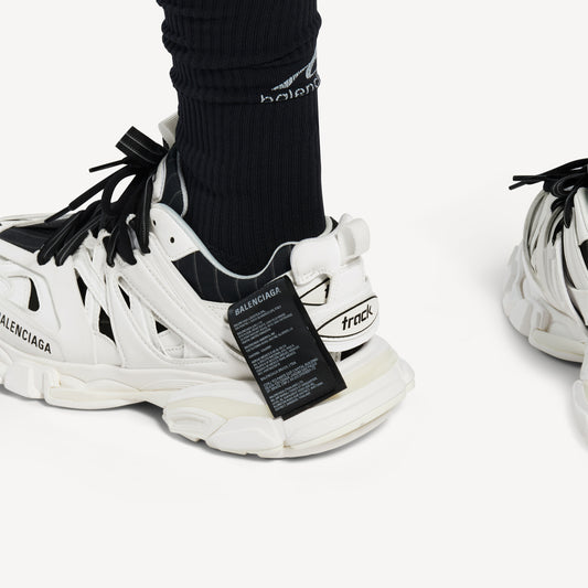 Men's Track Shirt Trainers In White