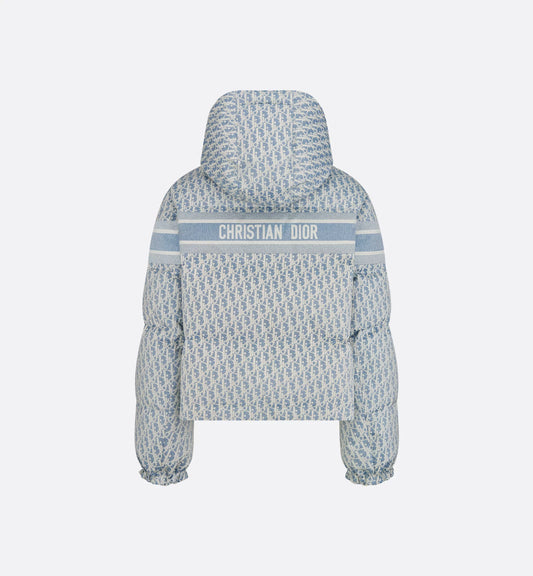 DiorAlps Cropped Puffer Jacket with Hood