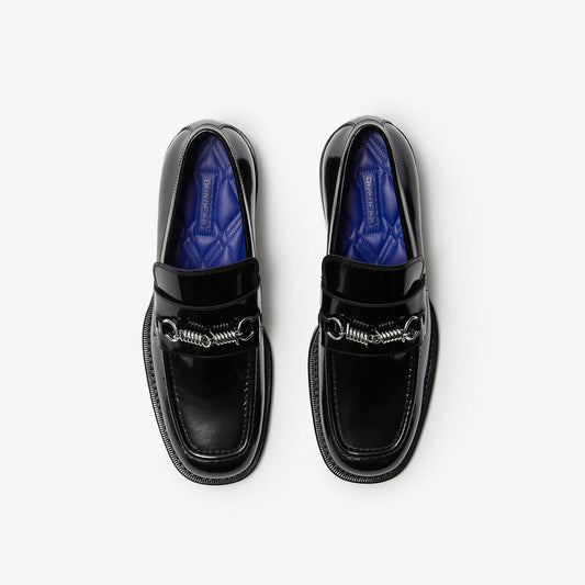Leather Barbed Loafers