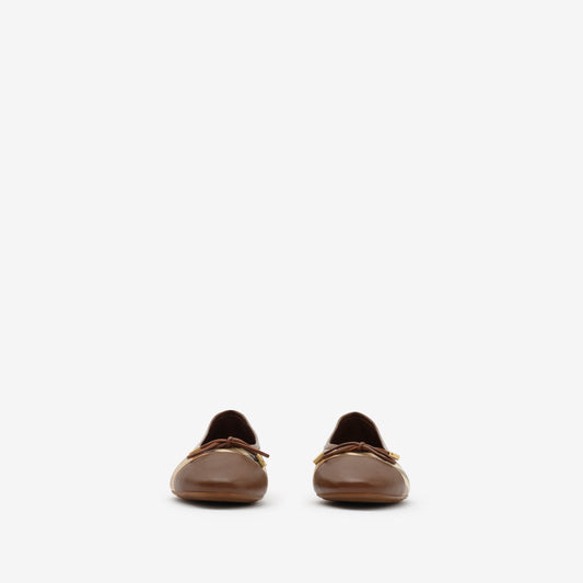 Check Canvas Highgate Ballerinas