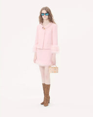 Vlogo Signature Mini Vanity Bag in Le Chat De La Maison Grainy Calfskin