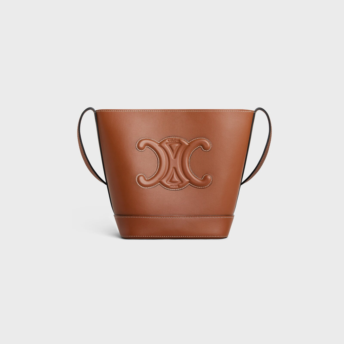 Small Bucket Cuir Triomphe In Smooth Calfskin