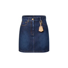 Washed Denim Skirt