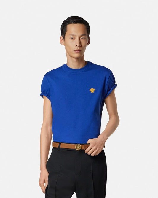 Embroidered Cotton-Jersey T-Shirt