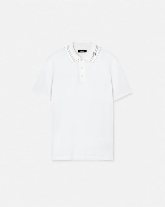 Embroidered Cotton Piqué Polo