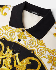 Printed Cotton Piqué Polo