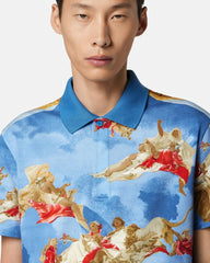 Printed Cotton Piqué Polo