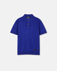 Silk-Cotton Knit Polo