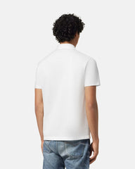 Embroidered Cotton-Piqué Half-Zip Polo