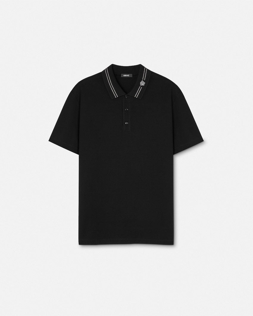 Embroidered Cotton Piqué Polo
