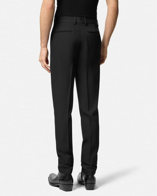 Wool Tapered Formal Trousers