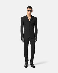 Wool Tapered Formal Trousers