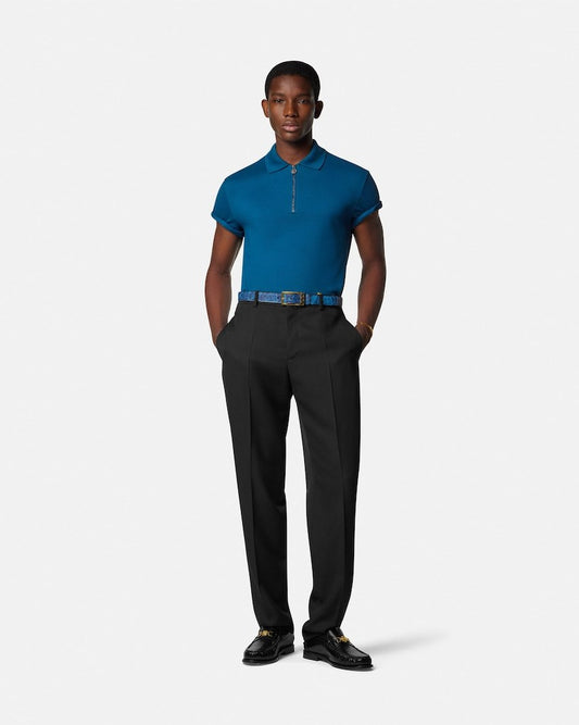 Wool Tapered Formal Trousers