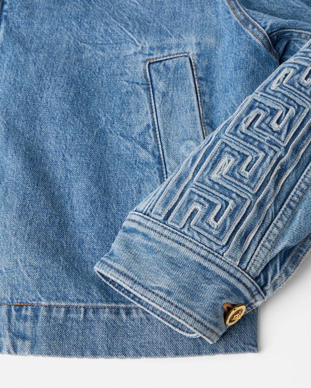 Denim Zip Blouson – Lux Afrique Boutique