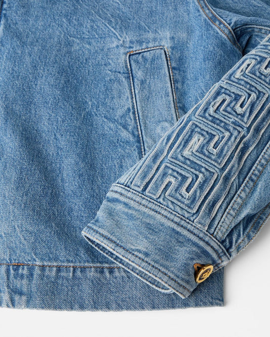 Denim Zip Blouson