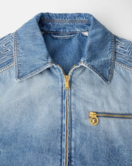 Denim Zip Blouson