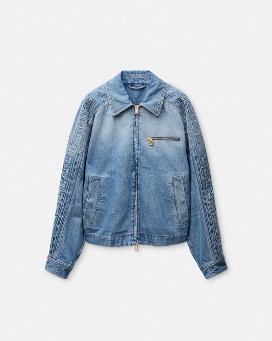 Denim Zip Blouson