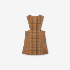 Check Corduroy Dress