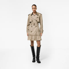 Short Gabardine Tillydrine Trench Coat