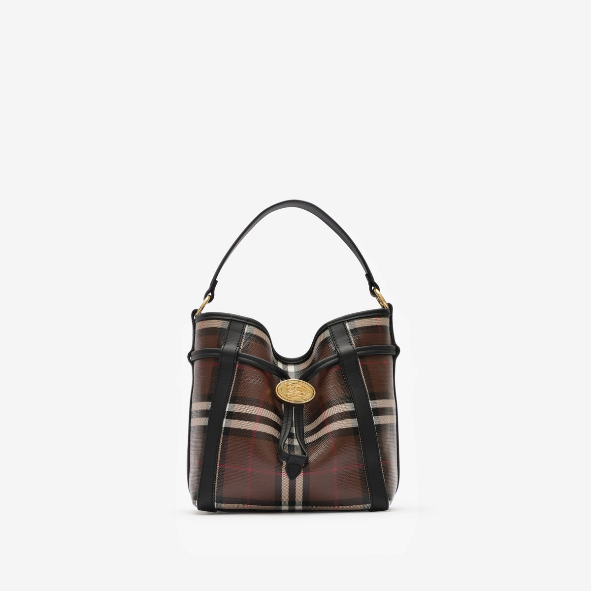 Mini Check Bucket Bag