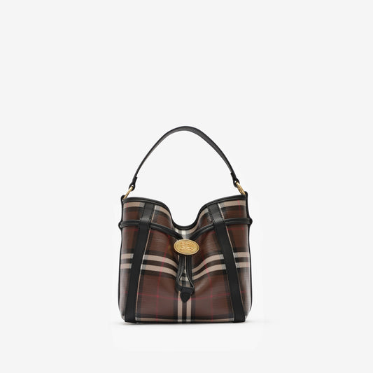Mini Check Bucket Bag