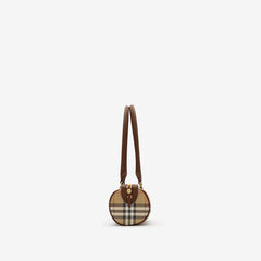 Mini Check Barrel Bag