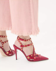 Studdy Kidskin Pumps 100mm