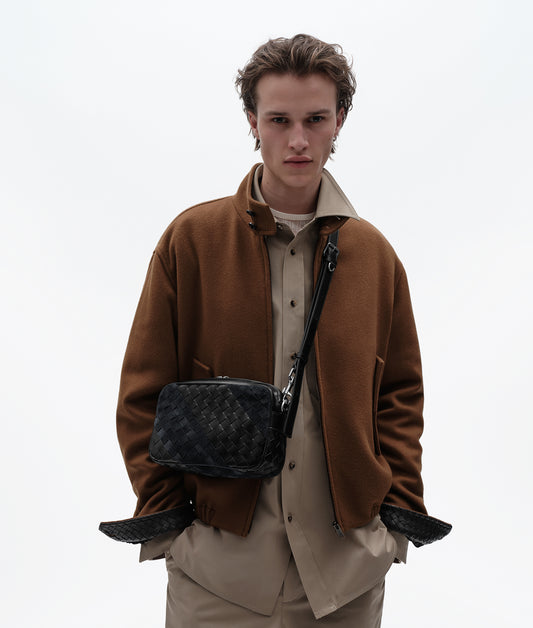 Small Intrecciato Camera Bag